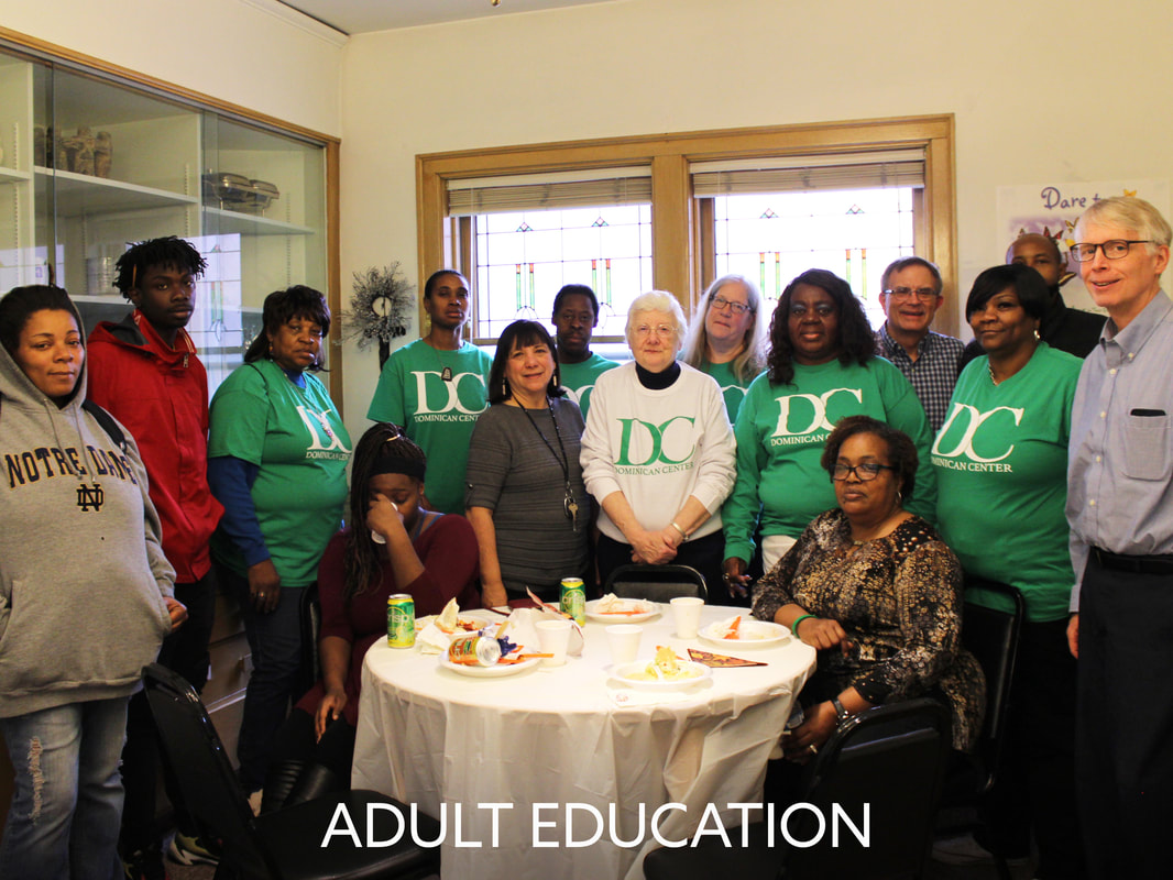 The Dominican Center supports adult education in the Amani neighborhood